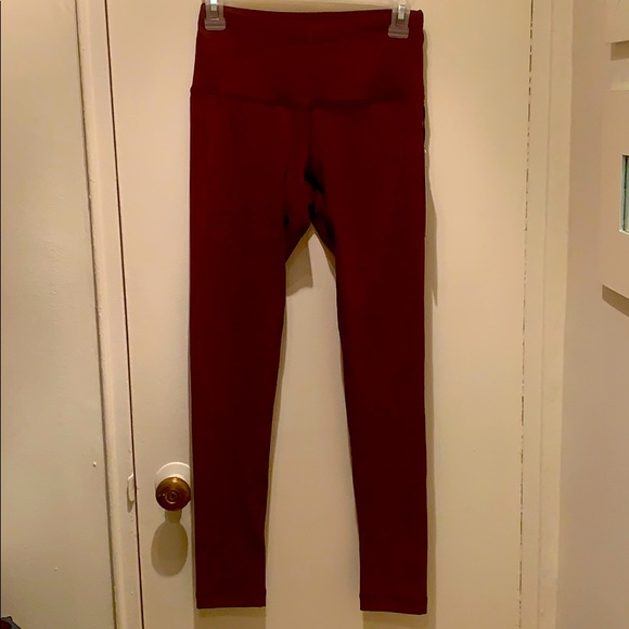 90 Degree By Reflex Pants - 90 Degree By Reflex Merlot Leggings - NEW - SZ XS